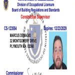 Commonwealth of Massachusetts Construction Supervisor License