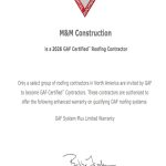GAF Certified Roofing Contractor